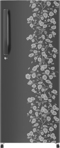 Haier 195 L Direct Cool Single Door 5 Star Refrigerator(Grey Floral, HRD-2157CGD-R)