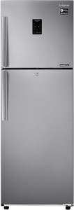 Samsung 340 L Frost Free Double Door 3 Star (2019) Refrigerator(Real Stainless, RT37K3993SL)