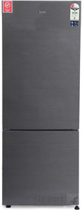 Haier 320 L Frost Free Double Door 2 Star Refrigerator(Brushline Silver, HRB-3403BS-R)