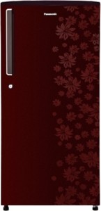 Panasonic 185 L Direct Cool Single Door 5 Star Refrigerator(Maroon Floral, NR-A196STGFP)