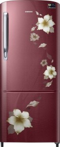 Samsung 192 L Direct Cool Single Door 3 Star (2019) Refrigerator(Star Flower Red, RR20M272ZR2/NL,RR20M172ZR2/HL)