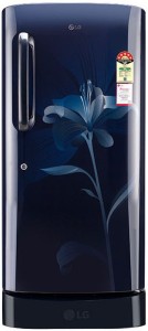 LG 190 L Direct Cool Single Door 3 Star Refrigerator with Base Drawer(Marine Lily, GL-D201AMLN)