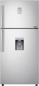 Samsung 528 L Frost Free Double Door 4 Star (2019) Refrigerator(Clean Steel, Silver, RT54H667ESL)