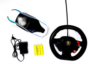 SRVSOFT Remote control car steering wheel chargeable gyrosensor  (Multicolor)