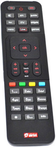 Airtel Remote Controller Radhikacomnet Airtel DTH Compatible Remote Controller Primium + AAAAA Battery Remote Controller