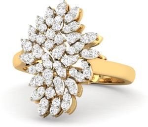 Jaahnavee 18kt Diamond Yellow Gold ring 