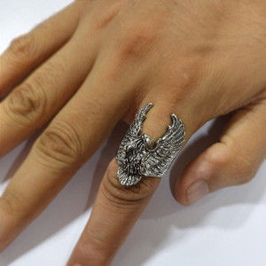 SARAH Flying Eagle Finger Ring for Men Silver Metal Ring Price in India Buy SARAH Flying Eagle Finger Ring for Men Silver Metal Ring Online at Best Prices in