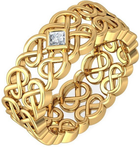 BlueStone The Niamh for Her 18kt Diamond Yellow Gold ring