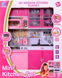 Montez Modern Mini Kitchen Play Set - Modern Mini Kitchen Play Set