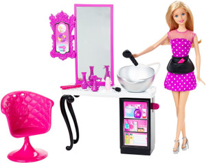 Barbie discount hairdresser set