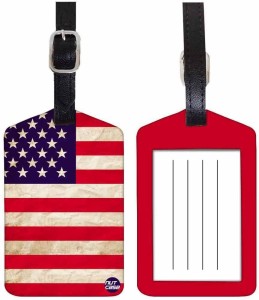 Nutcaseshop USA FLAG Luggage Tag