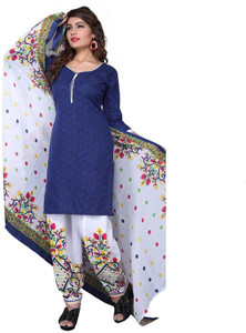 Shree Sai Exports Self Design Kurta & Salwar