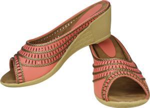 Smart Traders Women Pink Wedges