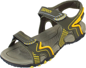 Zedrock Men Mehandi Sandals Best Price 
