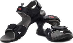 FILA Roadstar Men Grey Black Sports Sandals Buy Black Red