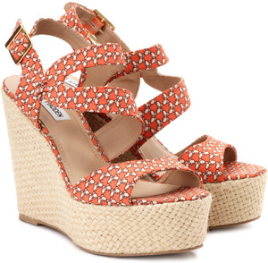 STEVE MADDEN Jenny Women Women Orange Beige Wedges