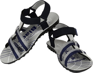 Earton Men Grey Blue Sports Sandals 