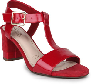 CLARKS Women Red Heels Buy Red Color CLARKS Women Red Heels