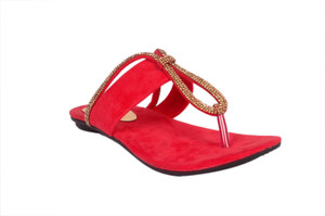 Bora Bora Women Red Flats