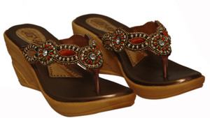 D&D Women Copper Wedges