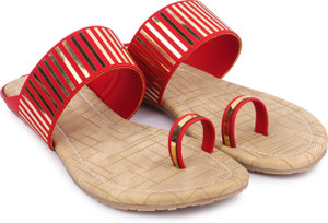 Shezone Women Red Flats