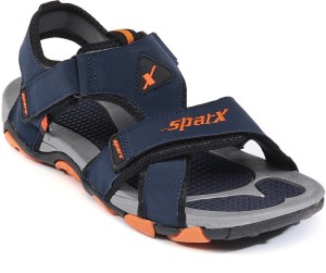 Sparx Men Blue Orange Sandals Best 