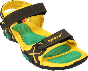 Sparx Men Olive Yellow Sandals Buy Olive Yellow Color Sparx Men