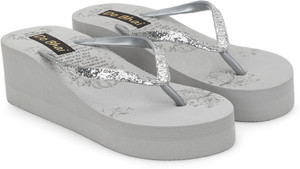 Do Bhai Women Grey Wedges