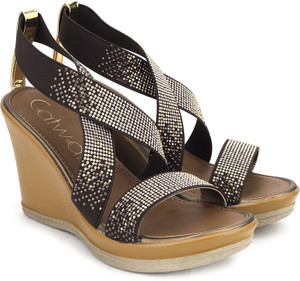 catwalk bronze wedges