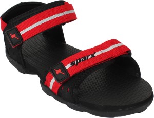 sparx sandal red black