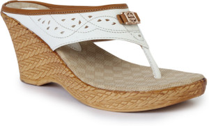 Vilax Women White Wedges