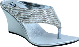 Remson India Women Silver Wedges