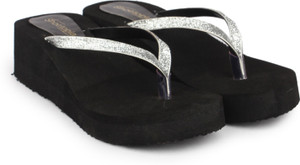 Shoetopia Women Silver Wedges