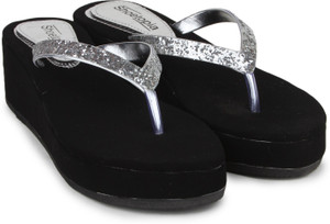 Shoetopia Women Silver Wedges