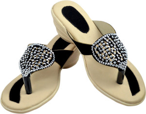 Olive Fashion Women Black Wedges