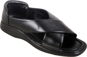 Action Men Black Sandals Compare Price 