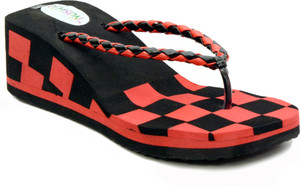 Remson India Women Red Wedges
