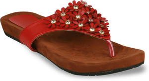 Bora Bora Women Red Flats