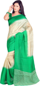 DESIGN WILLA Printed Bollywood Silk Cotton Blend Saree