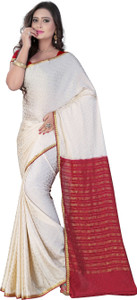 VASTRAKALA Embellished Bollywood Crepe Saree