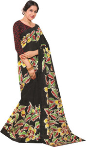Lady Sringar Printed Bollywood Silk Cotton Blend Saree