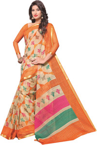 Lady Sringar Printed Bollywood Silk Cotton Blend Saree