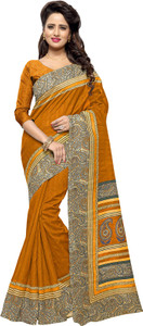 Mirchi Fashion Printed Bollywood Art Silk Saree