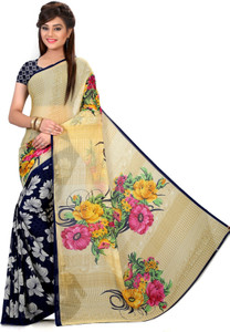 Nilesh Fab Floral Print Bollywood Pure Georgette Saree