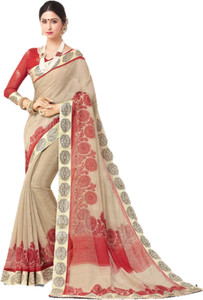 Yetnik Printed Fashion Silk Cotton Blend Saree