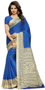 DESIGN WILLA Printed Bollywood Art Silk Saree