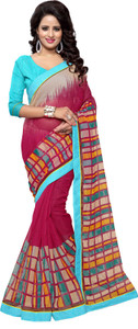 Mirchi Fashion Printed Fashion Art Silk Saree