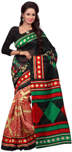 Sunita Sarees Striped Mysore Art Silk Saree