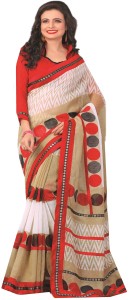 DESIGN WILLA Self Design Fashion Silk Cotton Blend Saree