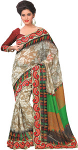 Lady Sringar Printed Bollywood Silk Cotton Blend Saree